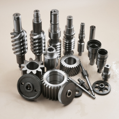 Customized Shaft Metal Helical Brass Worm Gears Bevel Gear