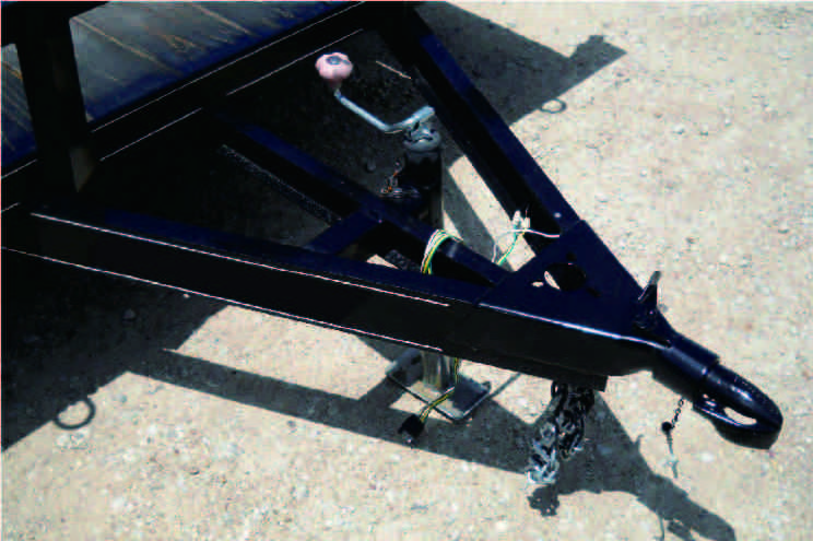 1BJY-TB-01 A-Frame Trailer Coupler with 2 Inch Ball New Condition Steel Material 5000LBS Capacity Parts and Accessories