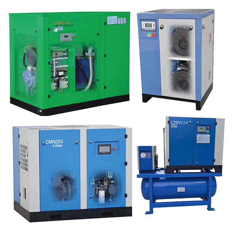 55kw 75hp GHH Oil-free Oil Free Servo Compressor Screw Air Compressor (SCR75G)