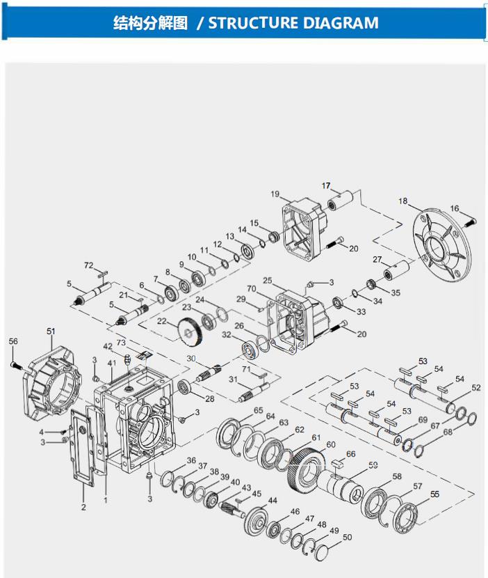 BKM050 Gearbox Gearmotor  Speed Reducer Gearbox Power  Hypoid Gear Motor Gear Units Small Gear Unit Transmission Parts