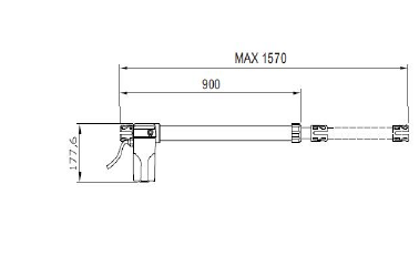 High Quality 24V 110V 220V 200KG 500KG 2.5M 3.5M 4M Door Width AC DC Swing Automatic Gate Motors