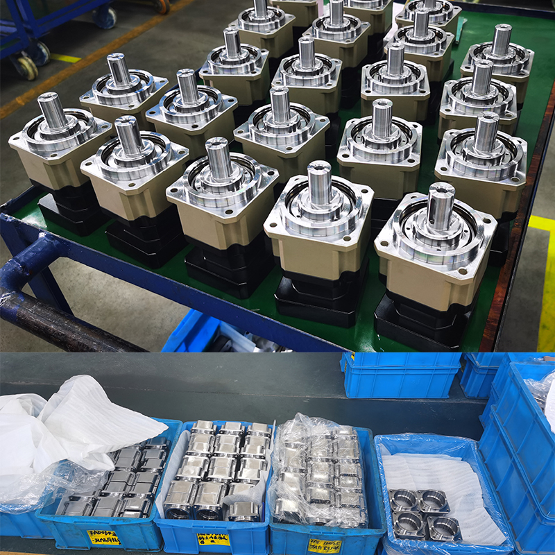 Precision Helical Gear Reducer High Torque Planetary Gearbox Right Angle for Servo and Stepper Wholesale Precision 90 Degree