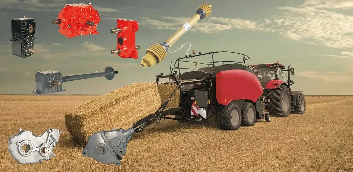 High Quality Round & Square Balers Gearbox Wholesale Agricultural Machines for Farms Small Square Hay Rakes Straw Balers