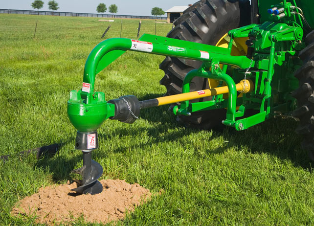 Agricultural Industrial Piling Earth Drilling Drill Machine 12" Rock Auger for Tractor