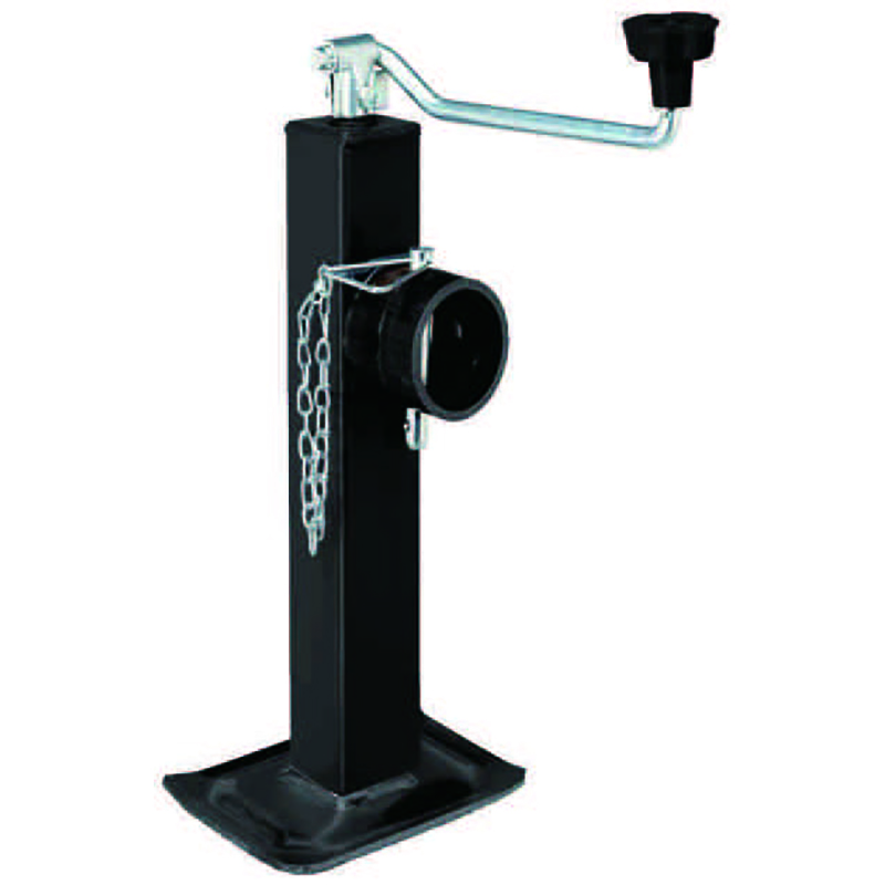 1BJY-TJ-39 Capacity 7000LBS Weld on 15inch Travel Trailer Parts and Accessories Trailer Direct-Weld Square Jack With Footplate