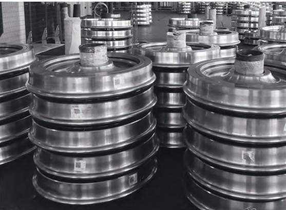 710 Series 42CrMo Industrial Mining Rail Travelling Wheel for harbour