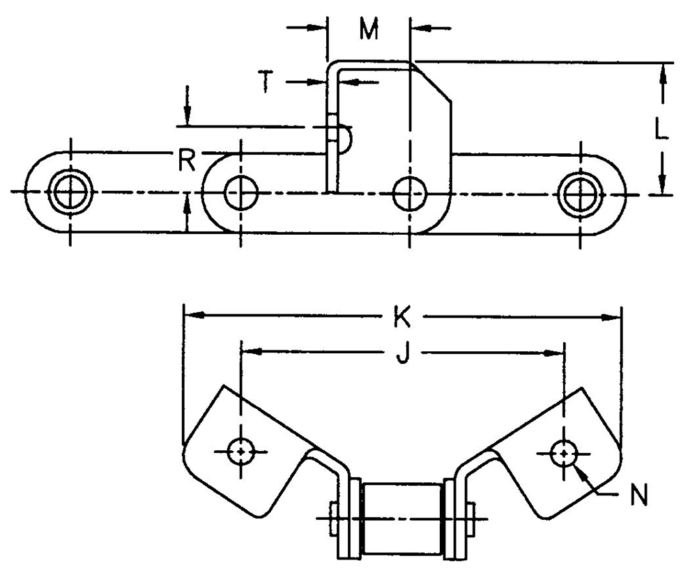 CA550F5 CA550F5S CA550F13 CA550F14 CA550F14S CA550F16 CA550F17  Agricultural Steel Conveyor CA550 Roller Chains With Attachment
