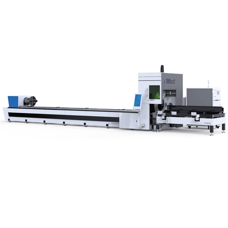 TC-TM Customized 1-6kw Automatic Feeding Tube & Pipe Fiber Laser Cutting Machine for Metal Tube