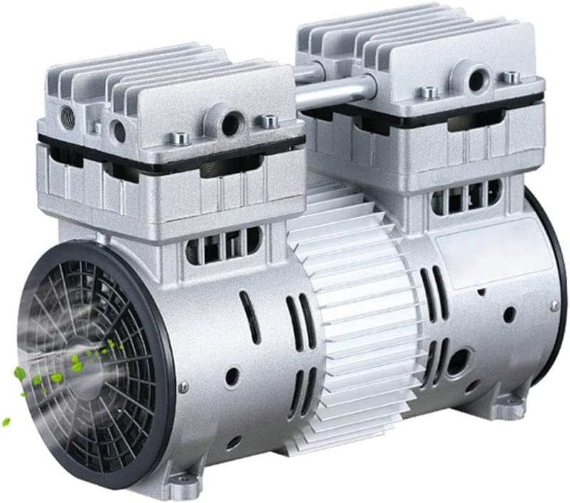 High Pressure Piston Oil Free Vacuum Pump with 220V/110V Electric Motor Air Compressor Head Pump  for Medical Machine