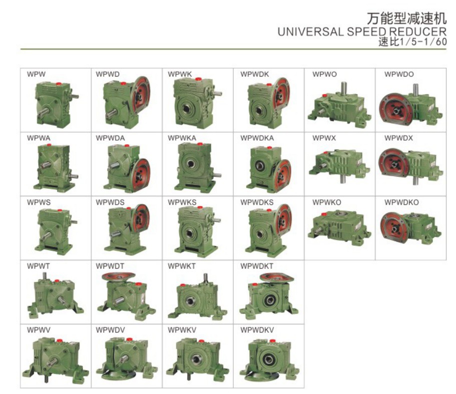 High Efficiency China Manufacture WPX/WPO 40/50/60/70/80/100 Ratio Worm Gear Speed Reducer Gearbox